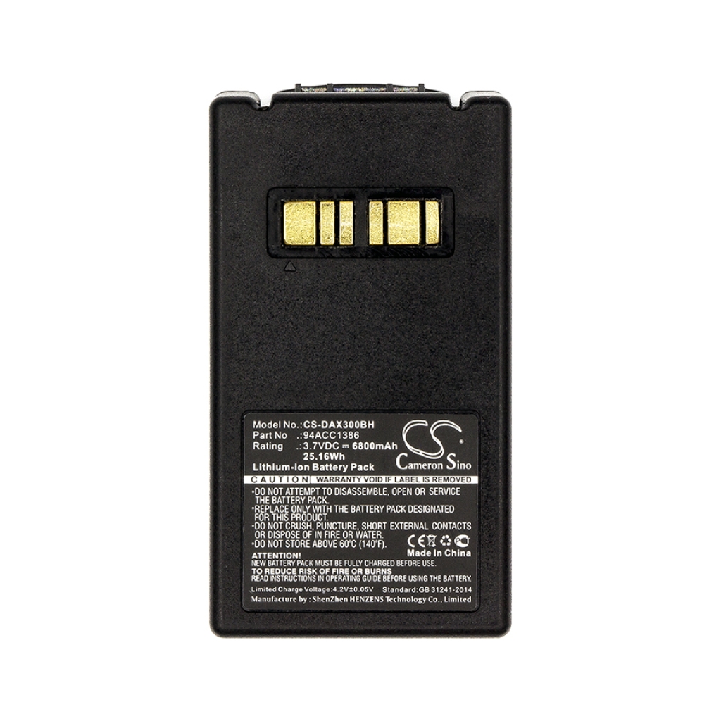 Codice a barre, batteria dello scanner Datalogic CS-DAX300BH