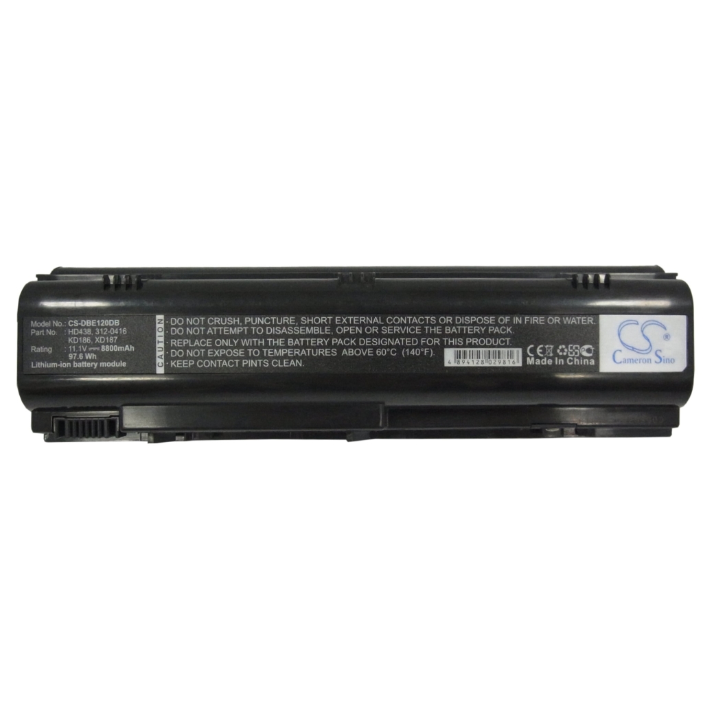 Batteria notebook DELL CS-DBE120DB