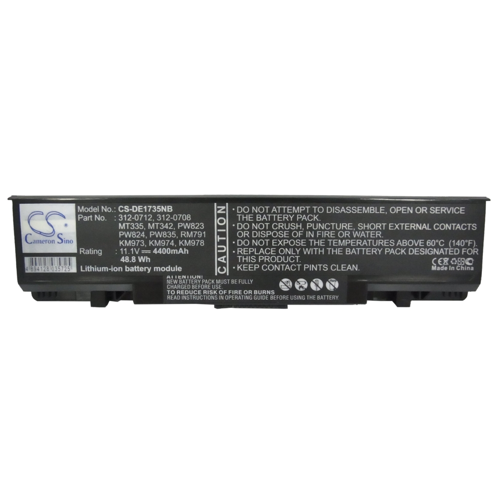 Notebook battery DELL CS-DE1735NB