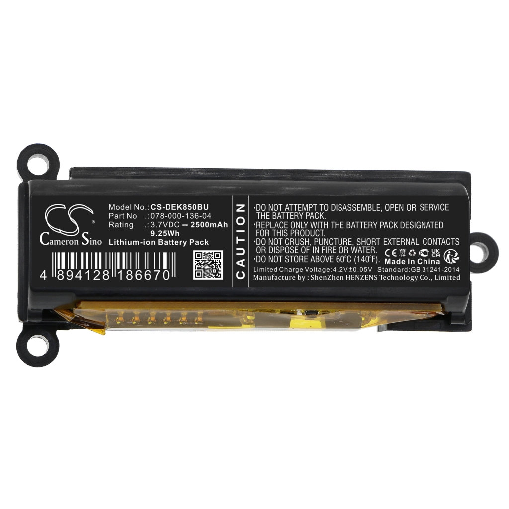 Notebook battery DELL CS-DEK850BU