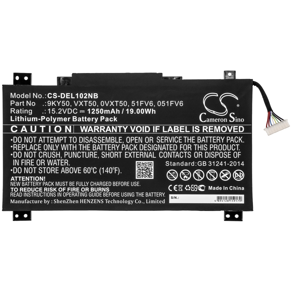 Battery Replaces 0VXT50