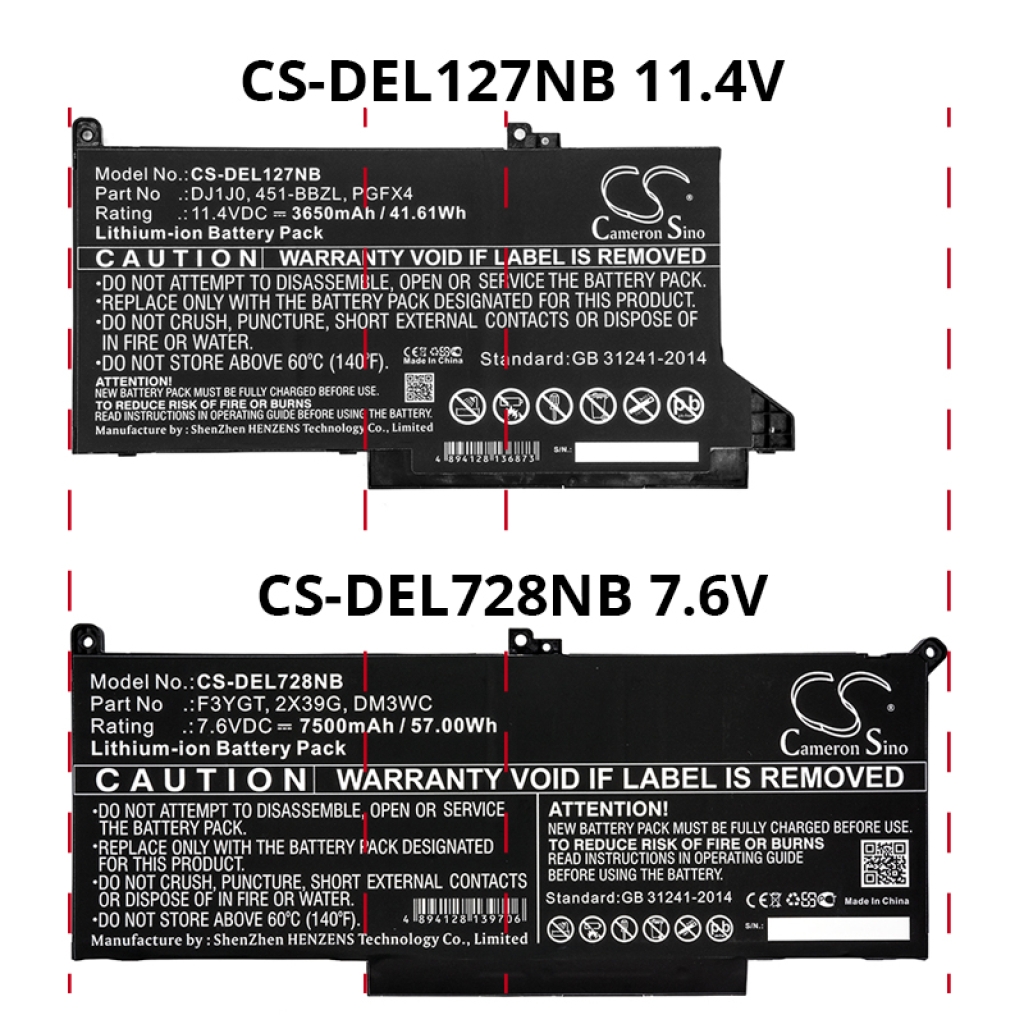 Batterie Sostituisce DJ1J0