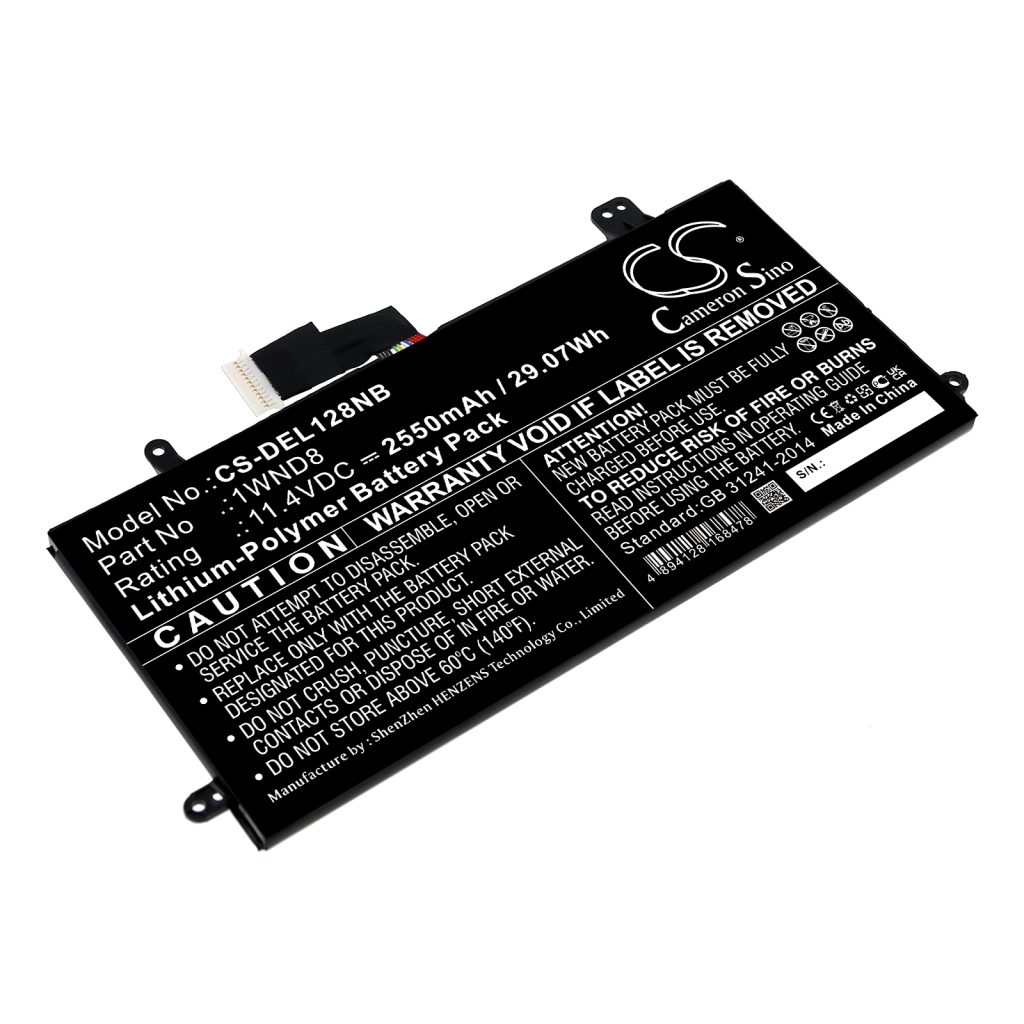 Notebook battery DELL CS-DEL128NB