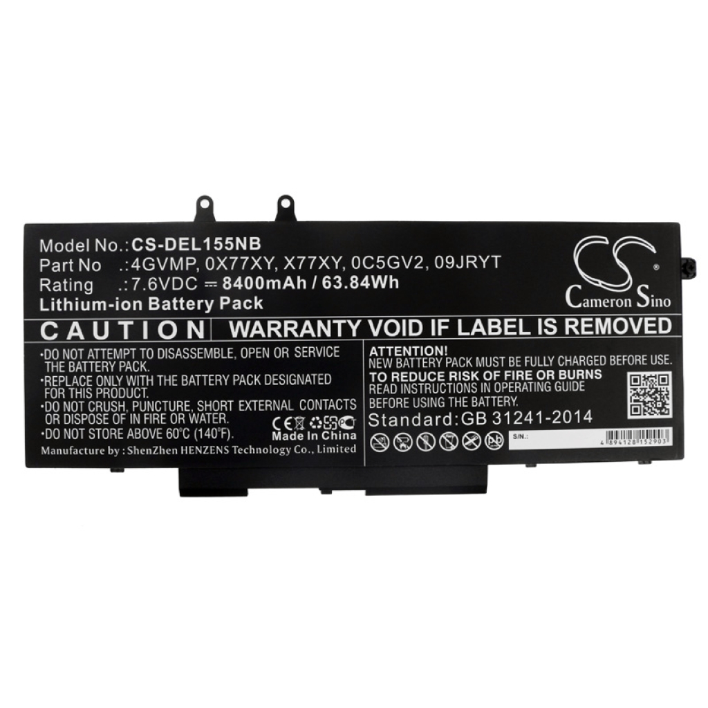 Notebook battery DELL Precision 3540