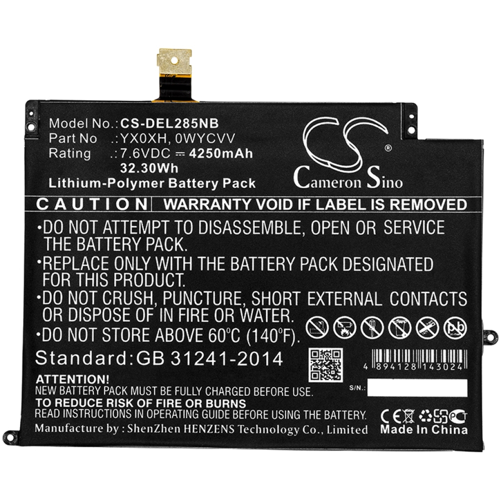 Batterie Sostituisce C668F