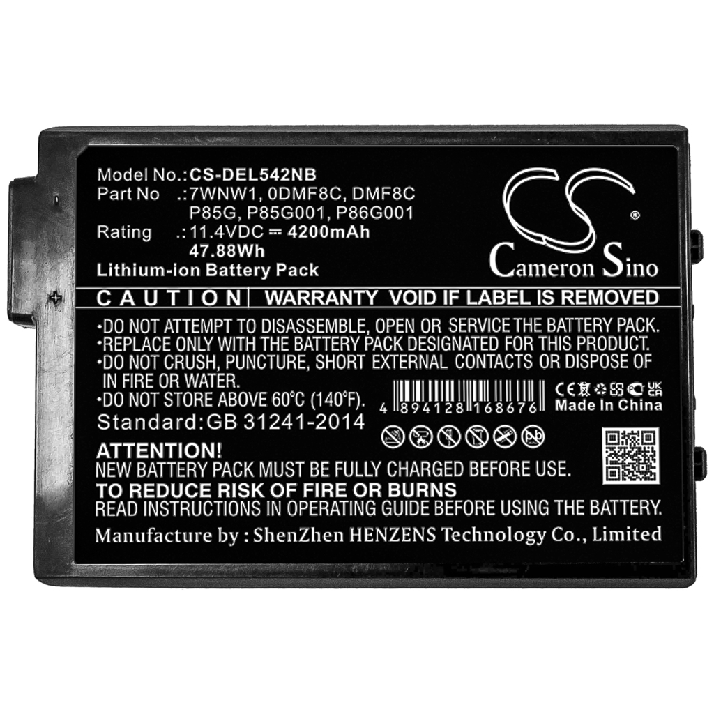 Batterie Sostituisce P86G001