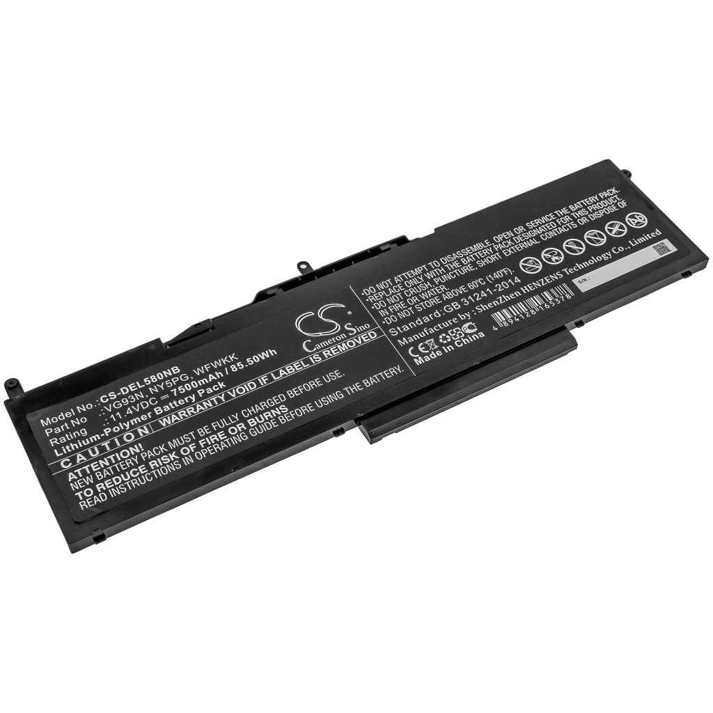 Sostituzione della batteria compatibile per DELL NY5PG,VG93N,WFWKK