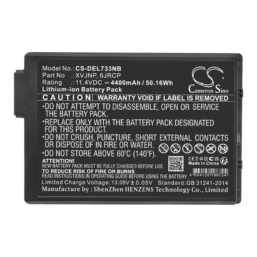 Batteria notebook DELL CS-DEL733NB