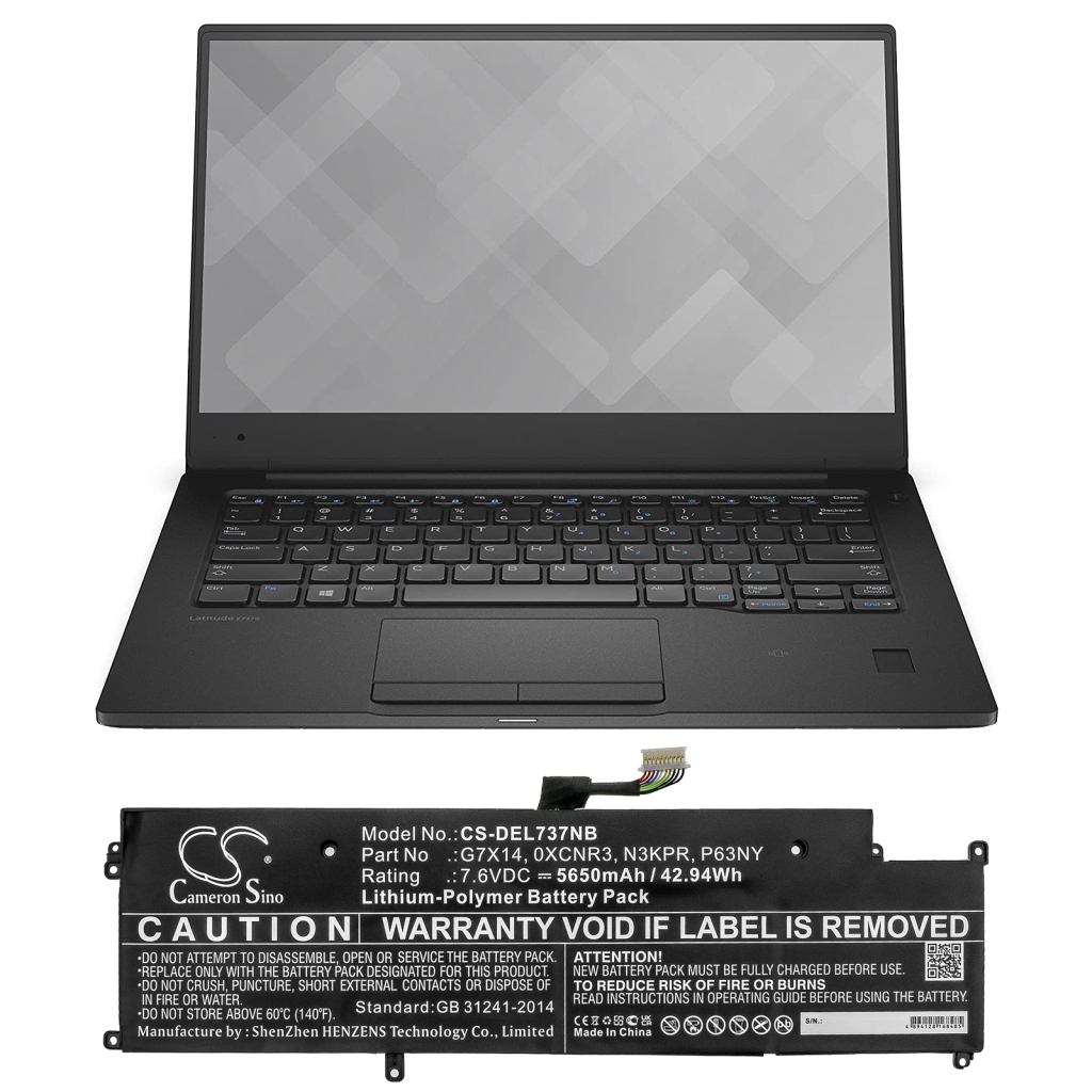 Batteria notebook DELL CS-DEL737NB