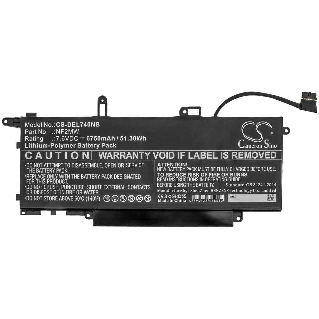 Batterie Sostituisce NF2MW