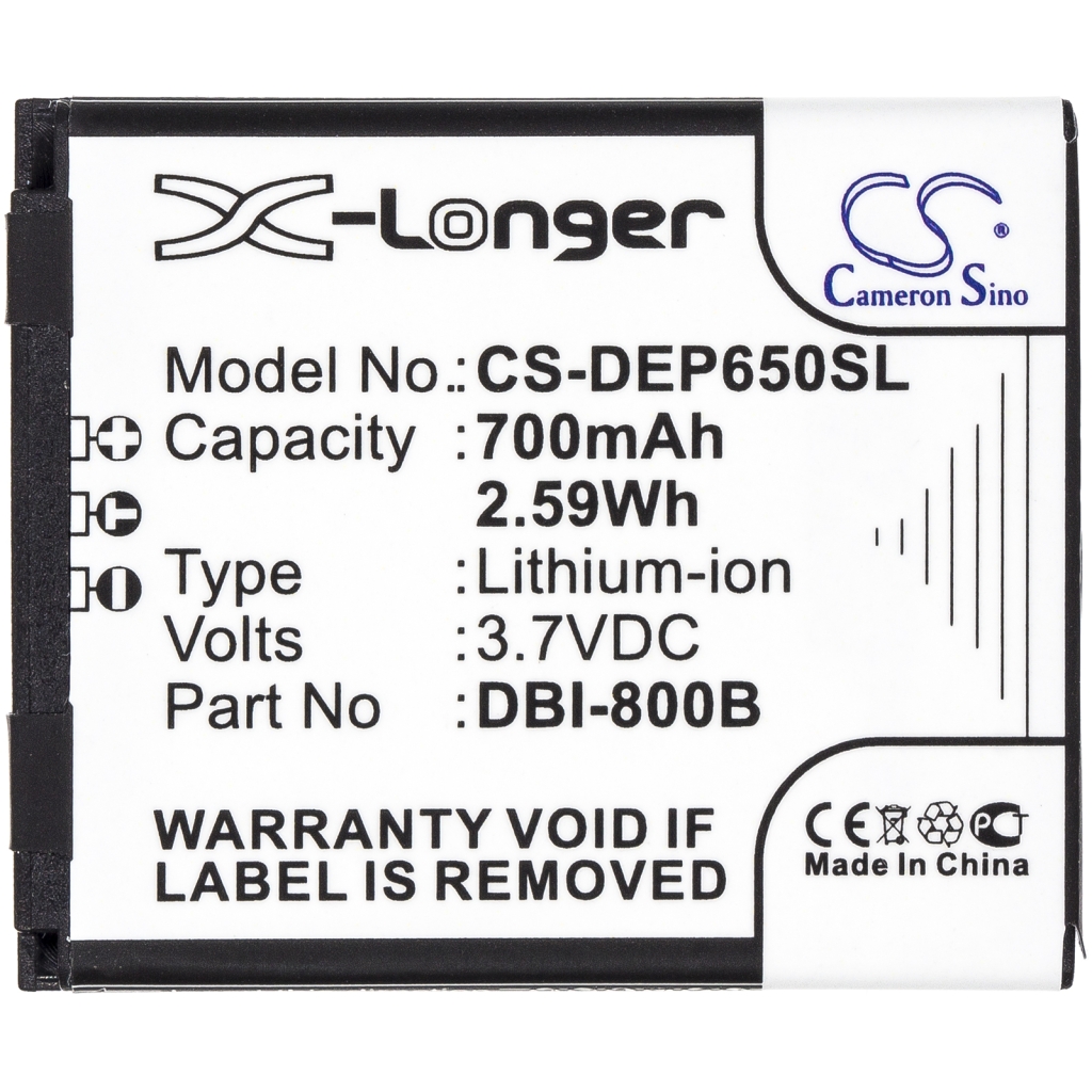 Batterie Sostituisce DBI-800D