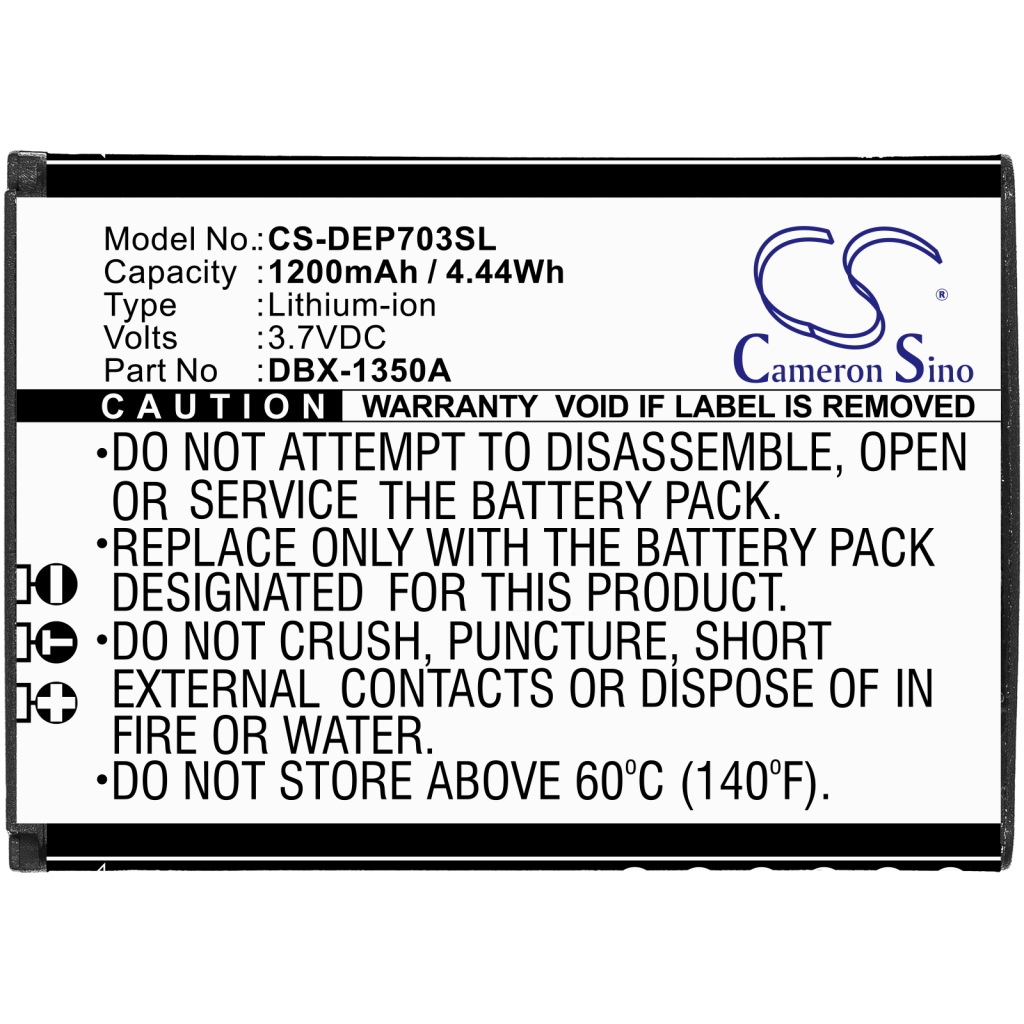 Batterie Sostituisce DBX-1350A