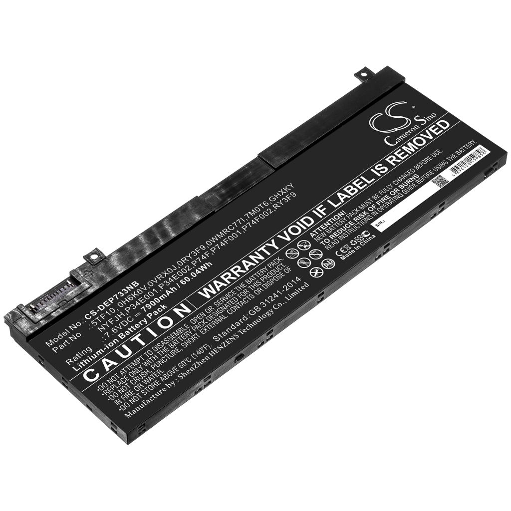 Battery Replaces P74F001