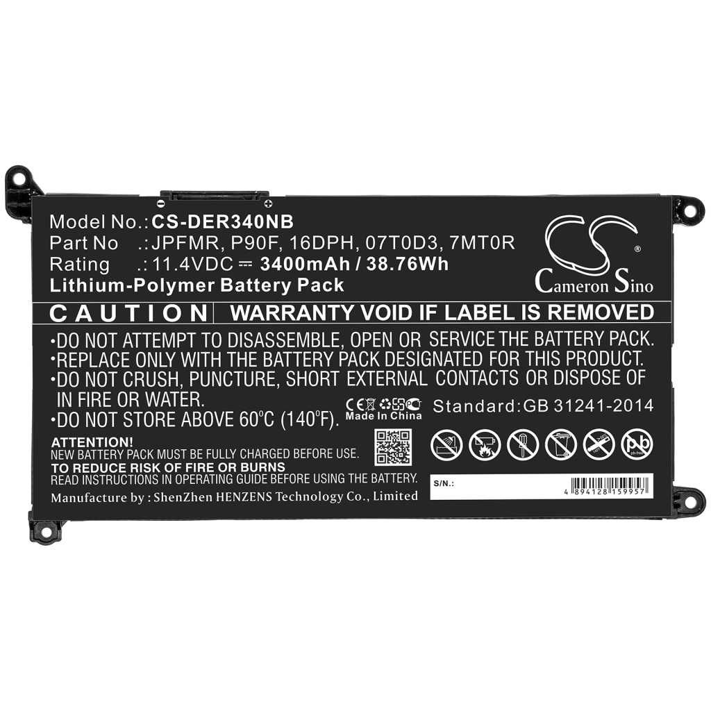 Batteria notebook DELL Vostro 14 5481