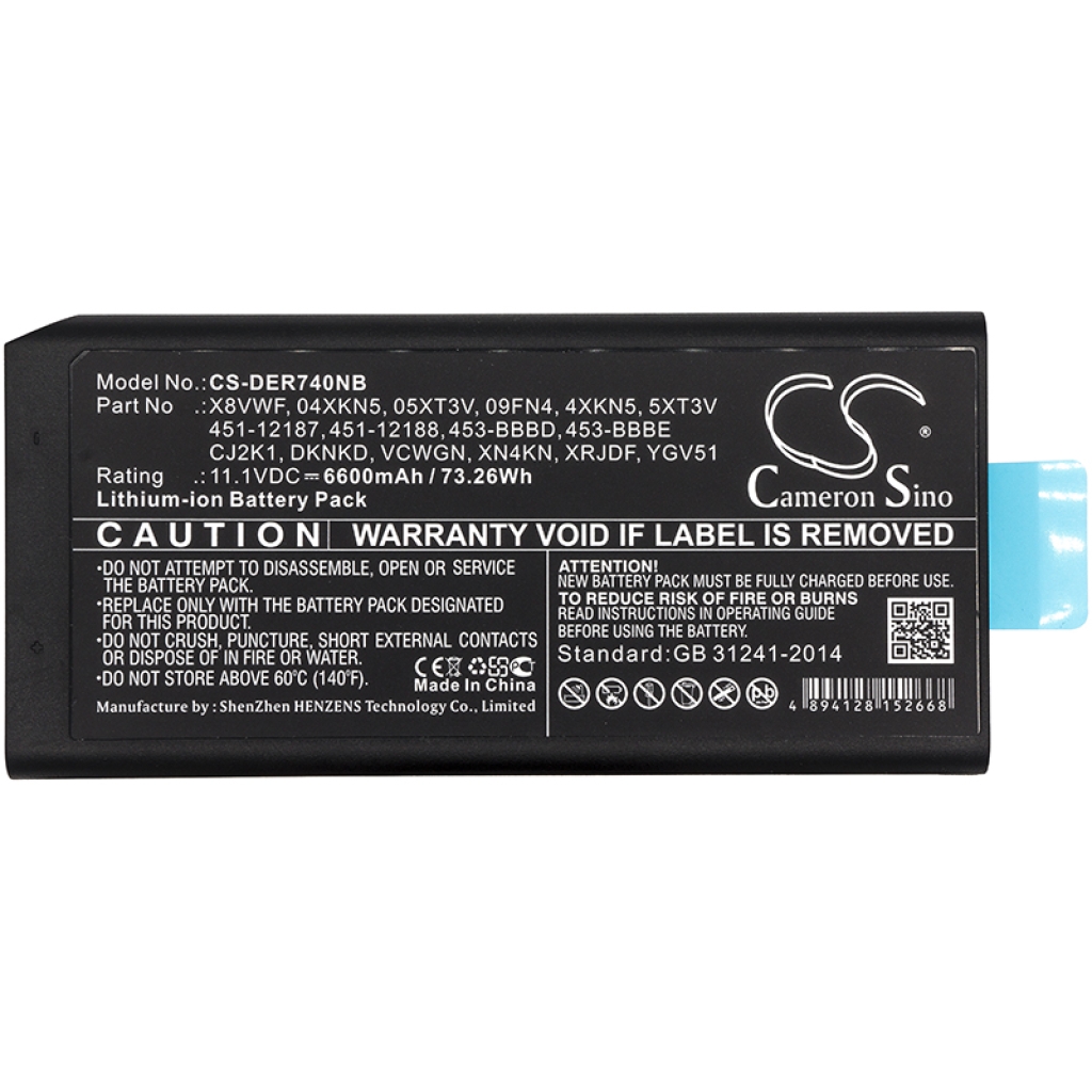 Batteria notebook DELL Latitude 12 7204