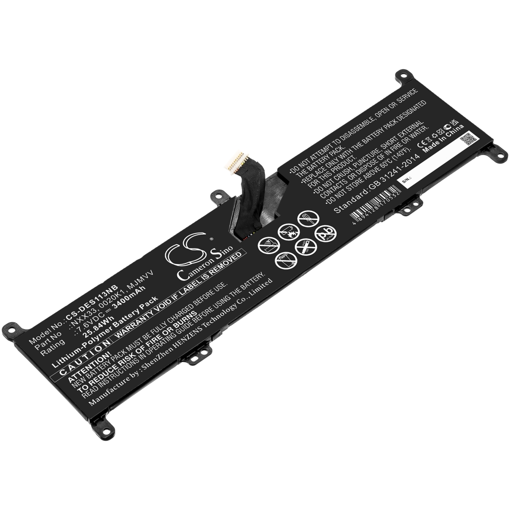 Notebook battery DELL CS-DES113NB