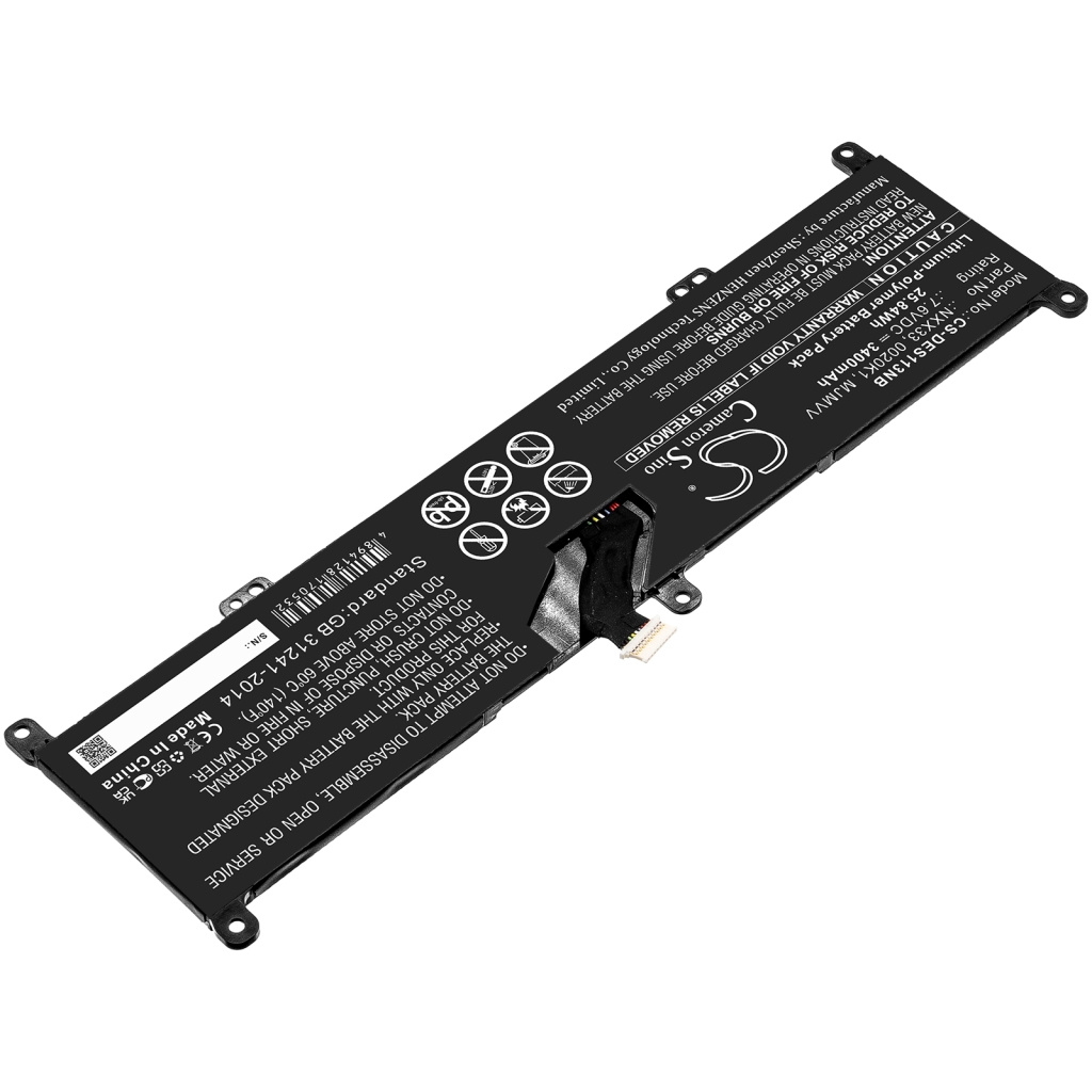 Batteria notebook DELL CS-DES113NB