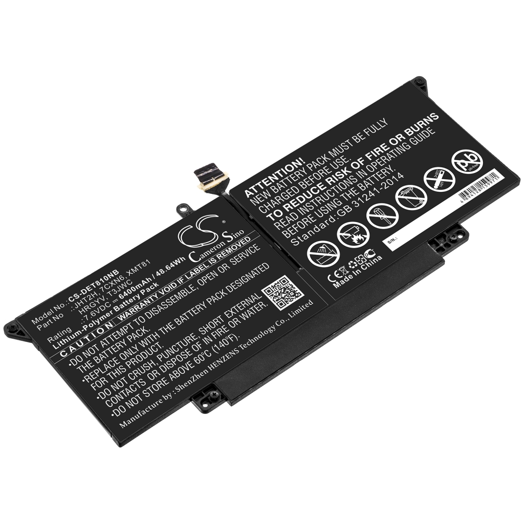 Batteria notebook DELL CS-DET810NB