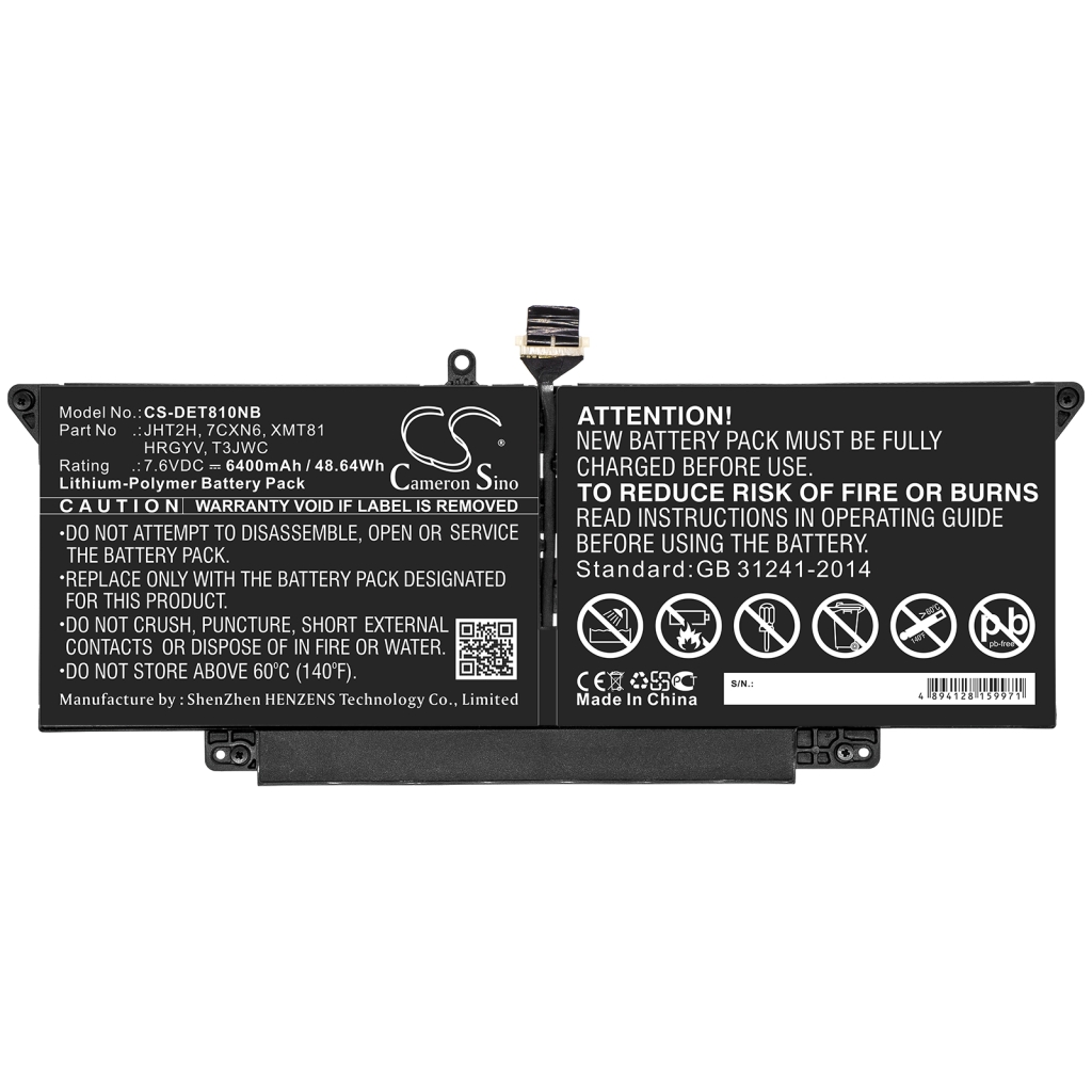 Notebook battery DELL Latitude 7410 2-in-1