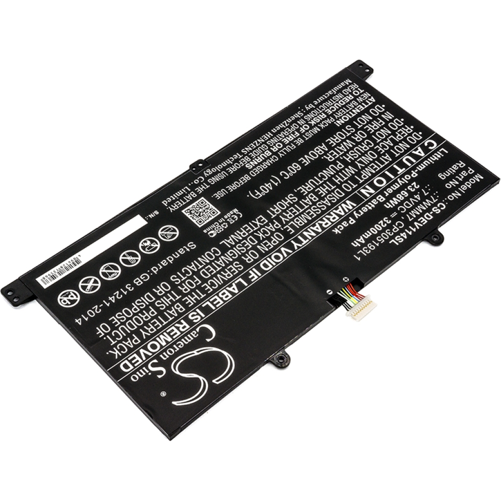 Tablet Battery DELL CS-DEV114SL