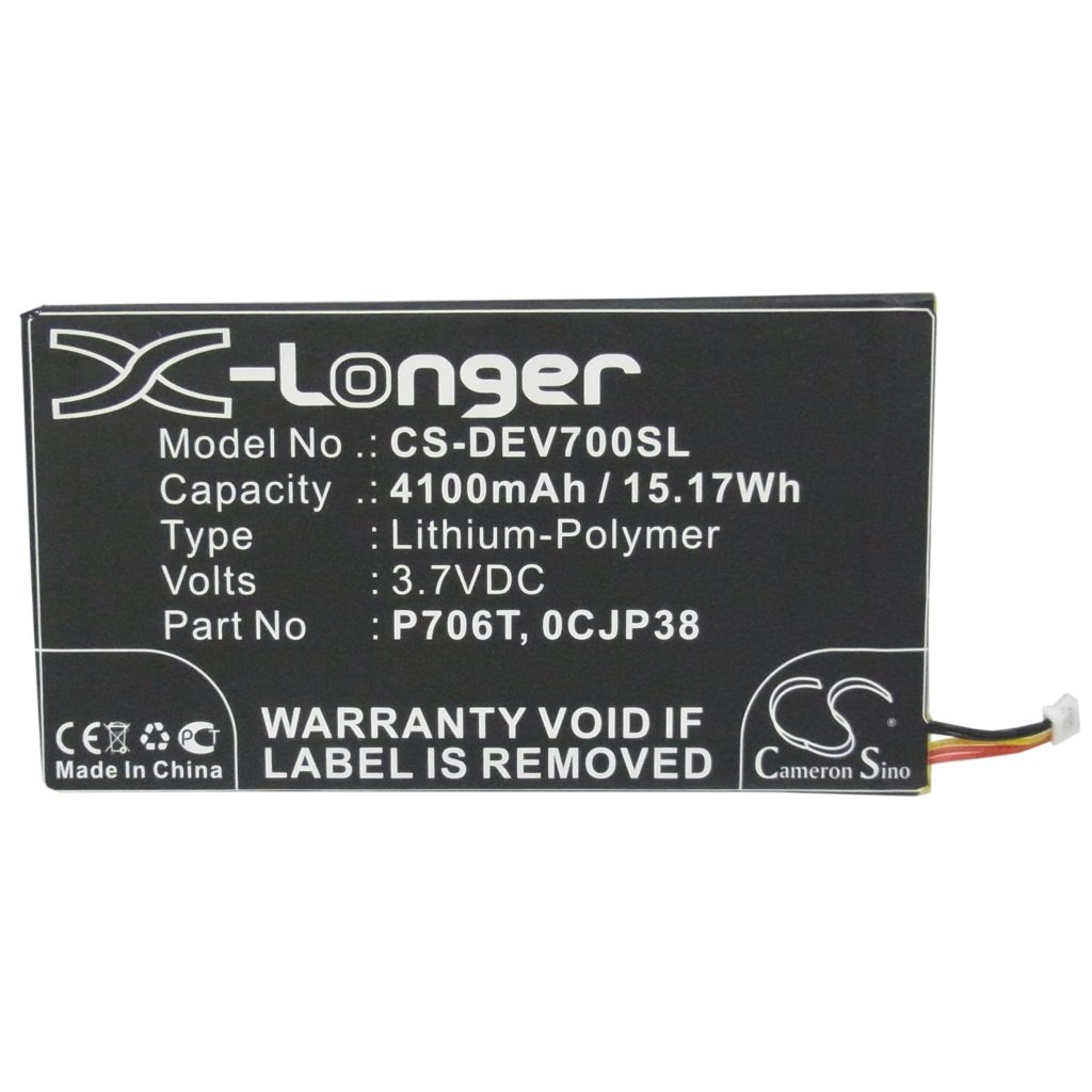 Tablet Battery DELL CS-DEV700SL