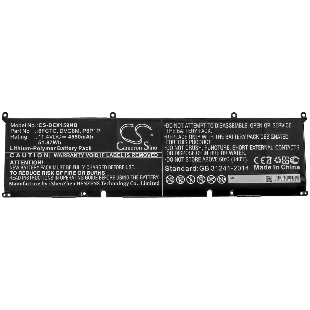 Batteria notebook DELL XPS 15 9500