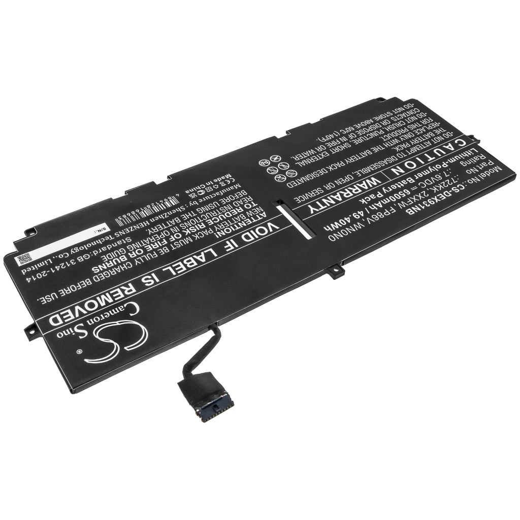 Notebook battery DELL XPS 13 9380