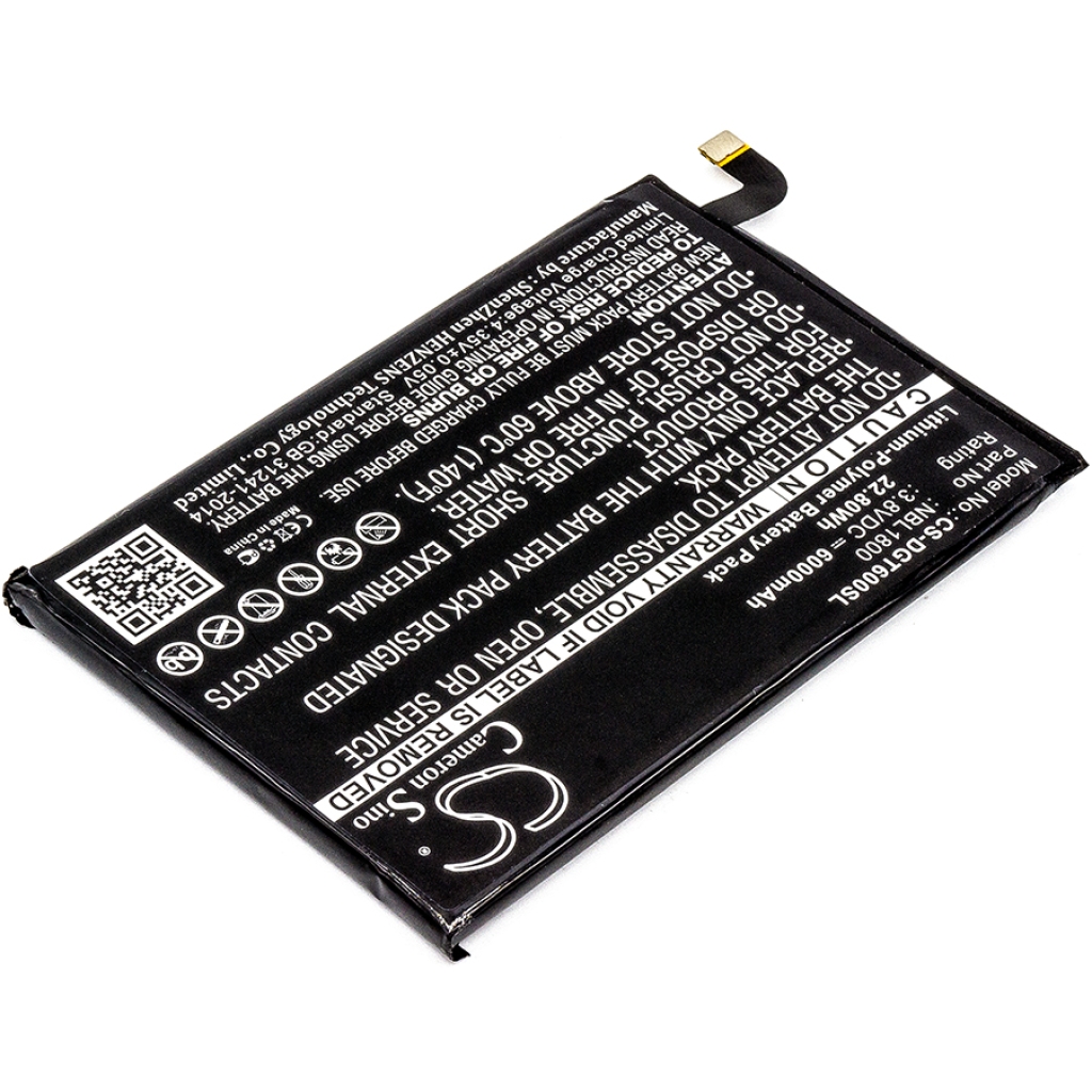 Sostituzione della batteria compatibile per Doogee NBL1800,T6