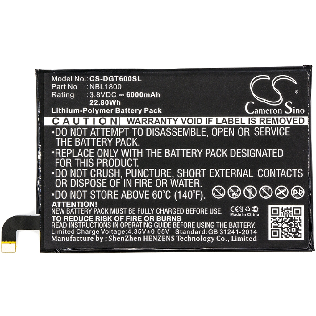 Batterie Sostituisce NBL1800