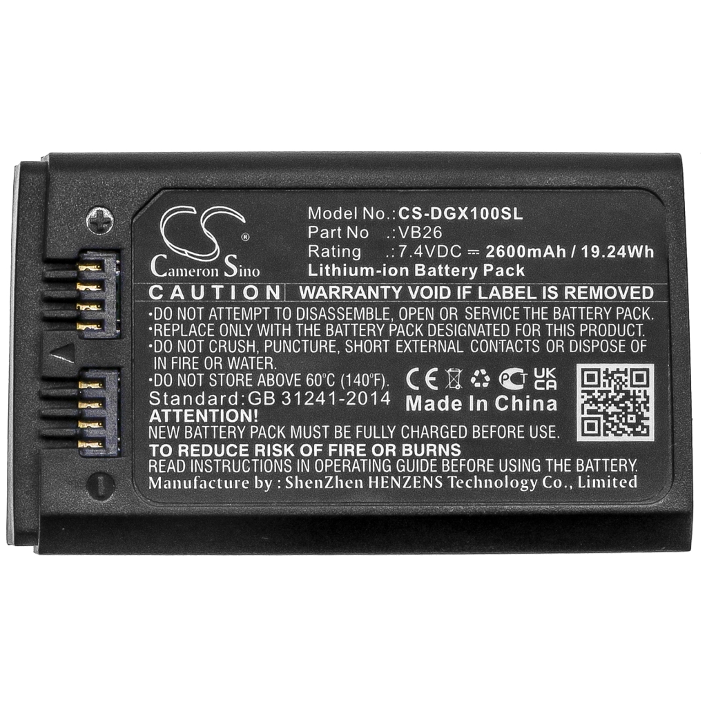 Batteria della fotocamera Godox V1 (CS-DGX100SL)