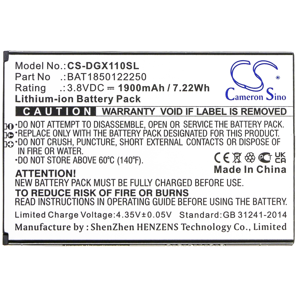 Batterie Sostituisce BAT1850122250