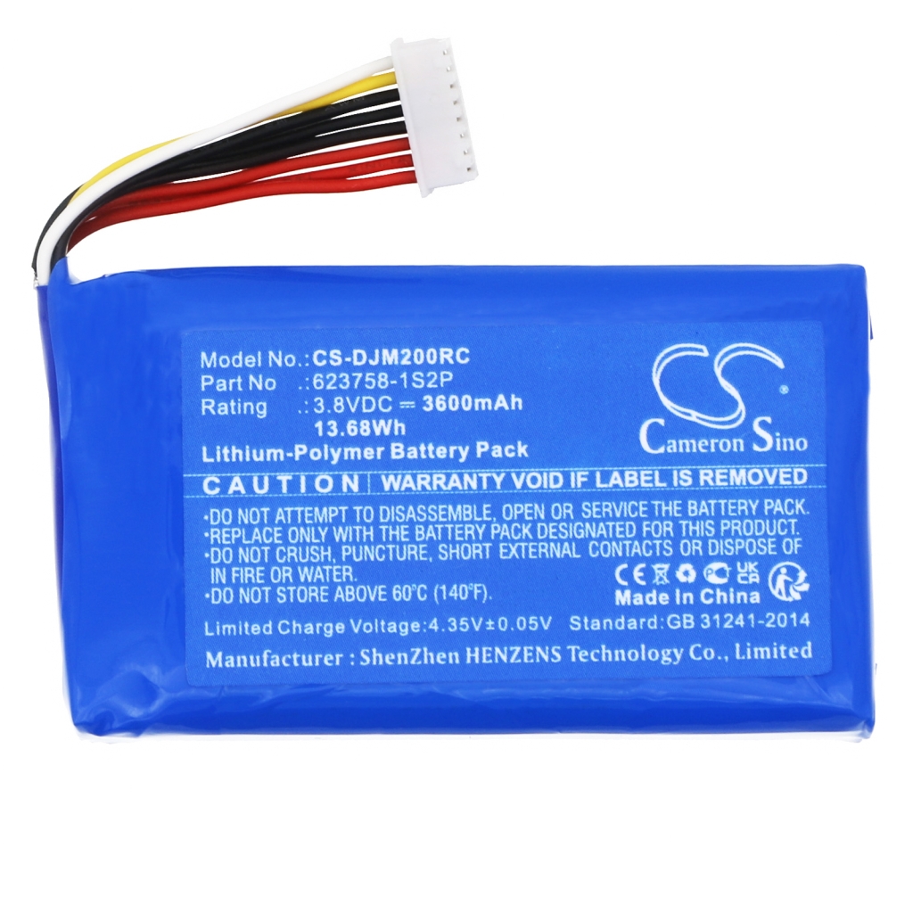 Batterie Sostituisce 623758-1S2P