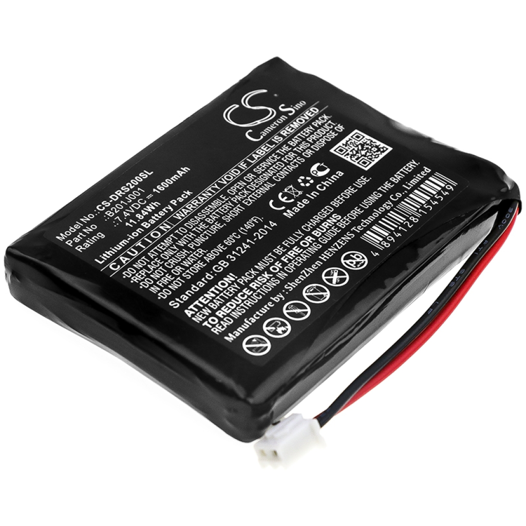 Sostituzione della batteria compatibile per Deviser B201J001