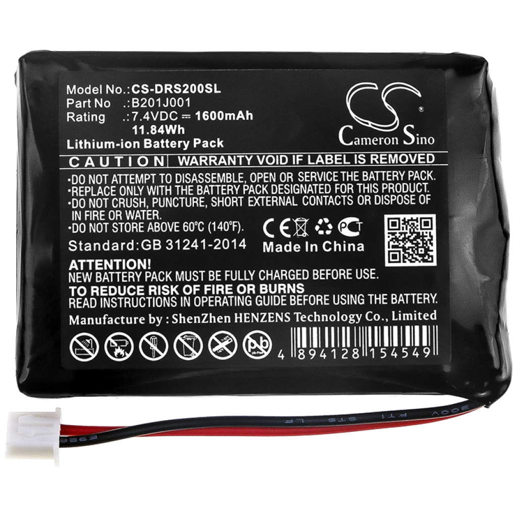 Batterie Sostituisce B201J001