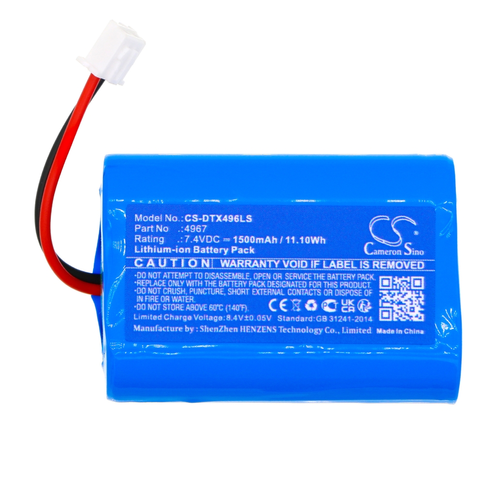 Batteria per telecamera di sicurezza domestica Dotlux CS-DTX496LS