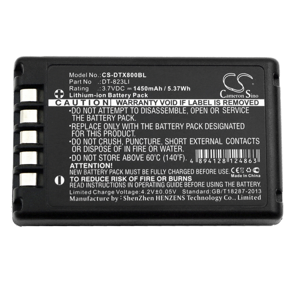 Sostituzione della batteria compatibile per CASIO DT-823LI