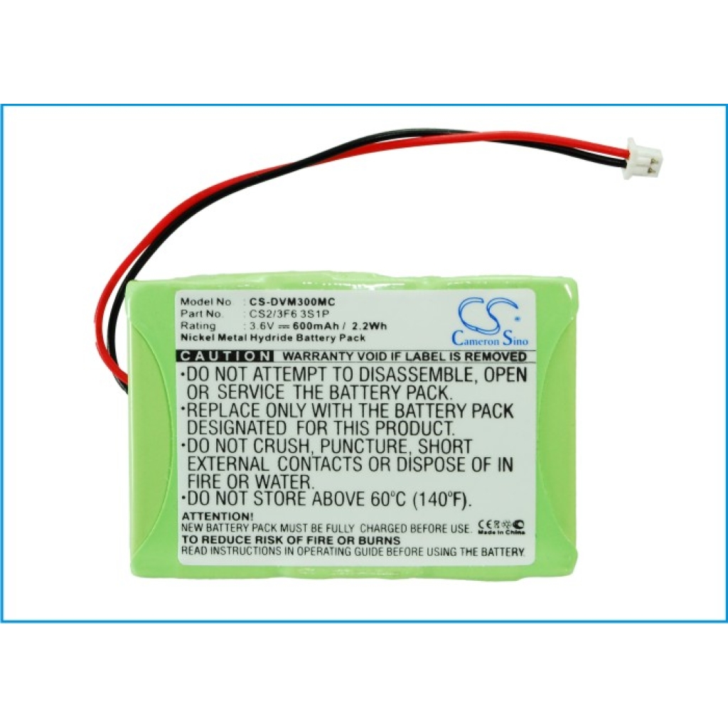 Sostituzione della batteria compatibile per Digital Ally 135-0035,CS2/3F6 3S1P