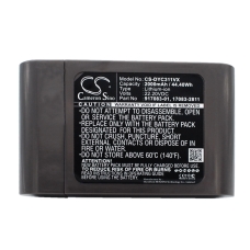 Sostituzione della batteria compatibile per Dyson 17083-2811,17083-3009,17083-4211,17083-5010,18172-01-04...