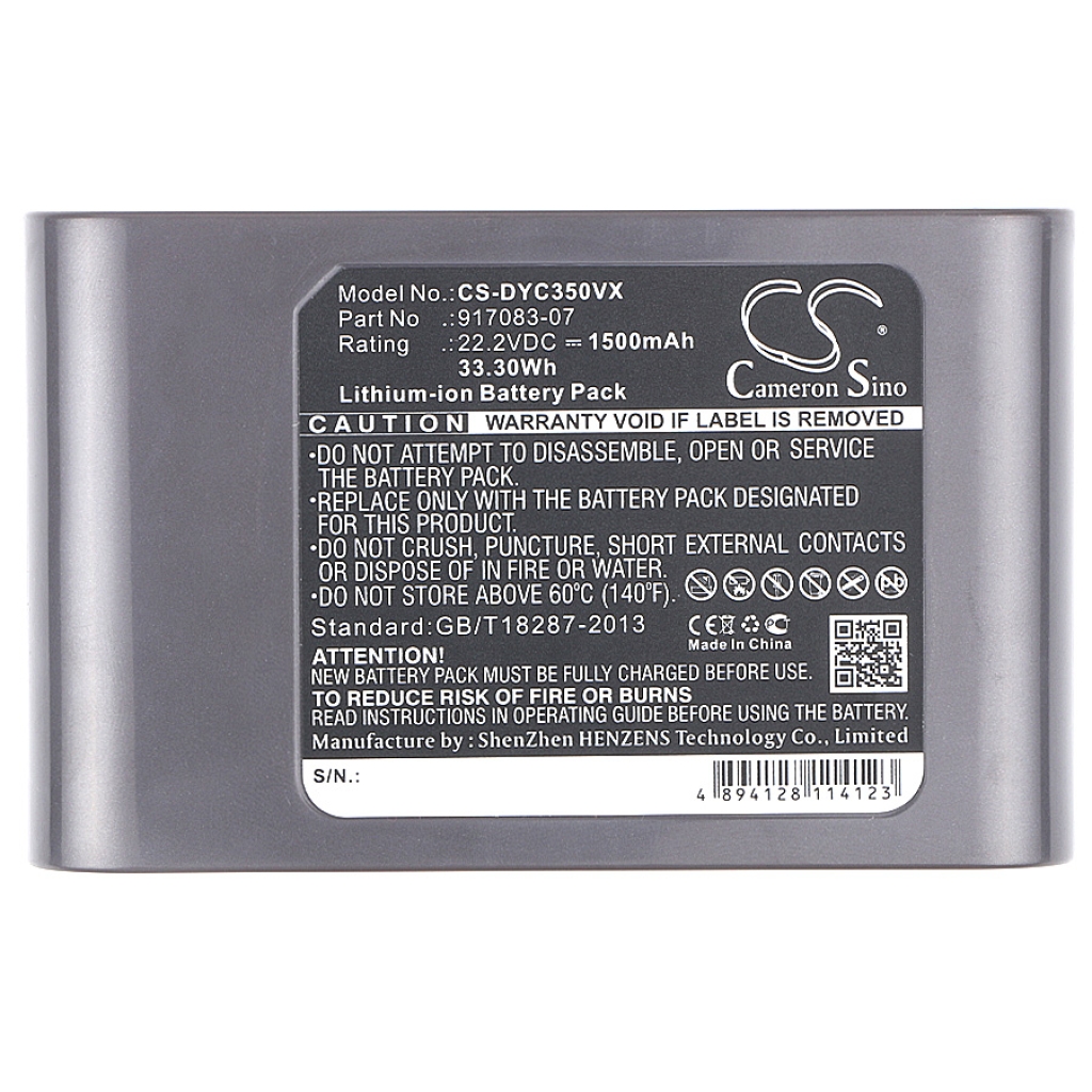 Sostituzione della batteria compatibile per Dyson 917083-07