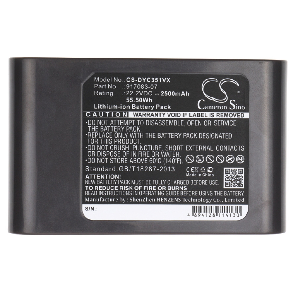 Sostituzione della batteria compatibile per Dyson 967813-03