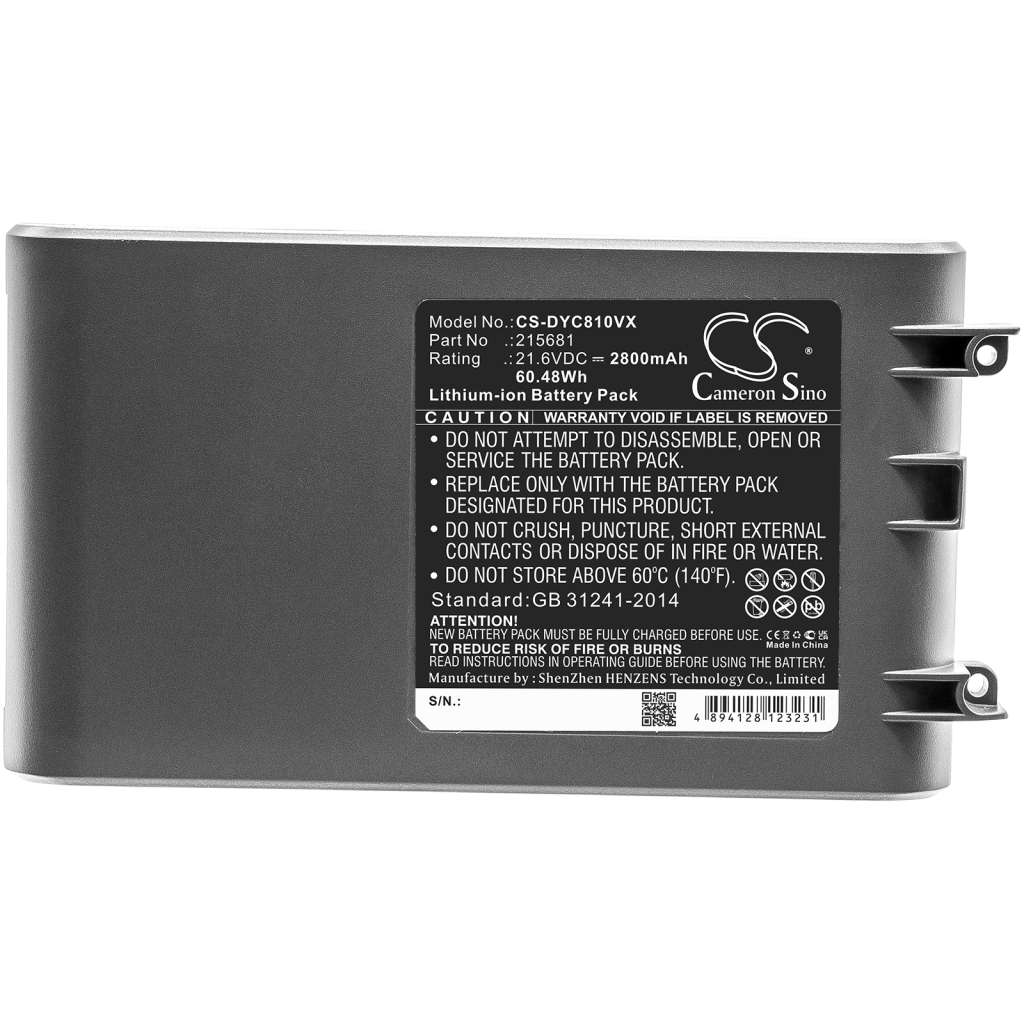 Batteria per Casa Intelligente Dyson V8