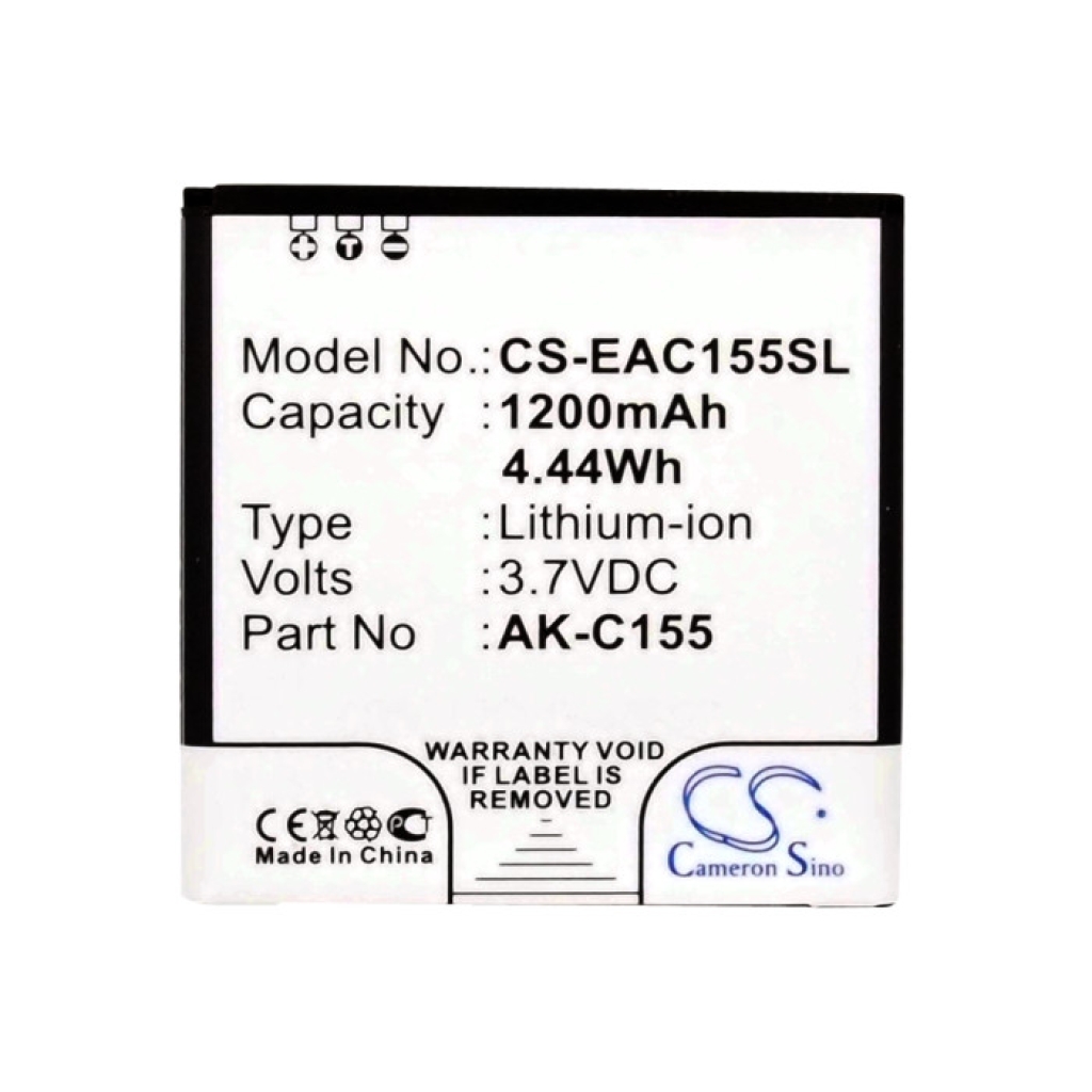 Sostituzione della batteria compatibile per Emporia AK-C155