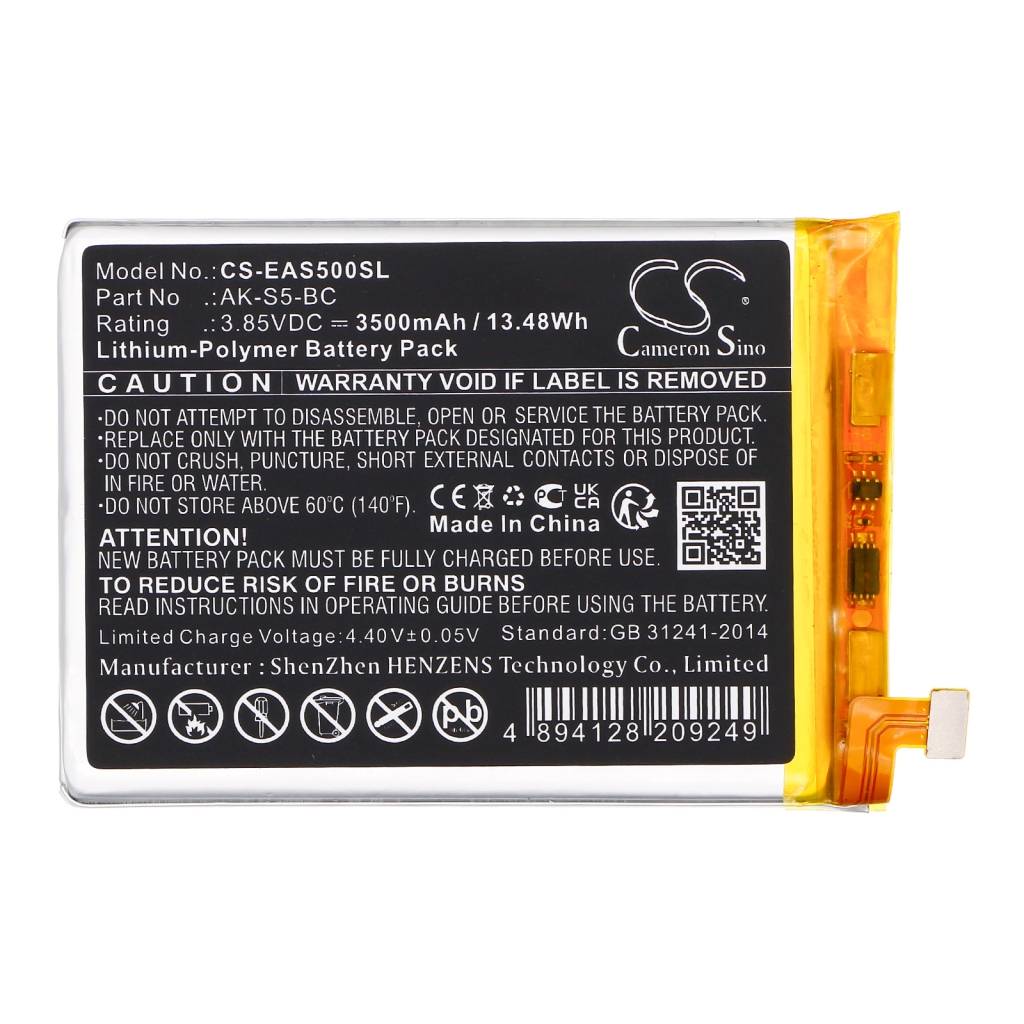 Batterie Sostituisce AK-S5-BC