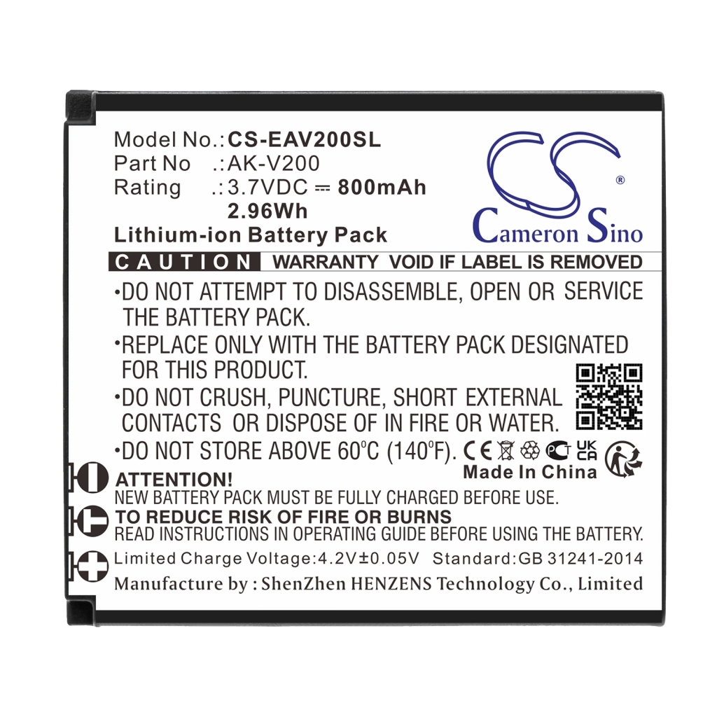 Batterie Sostituisce AK-V200