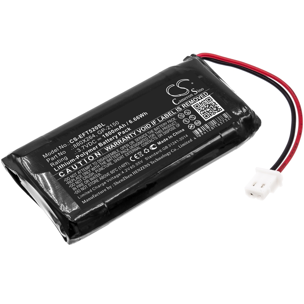 Batterie Sostituisce GP103045L180R