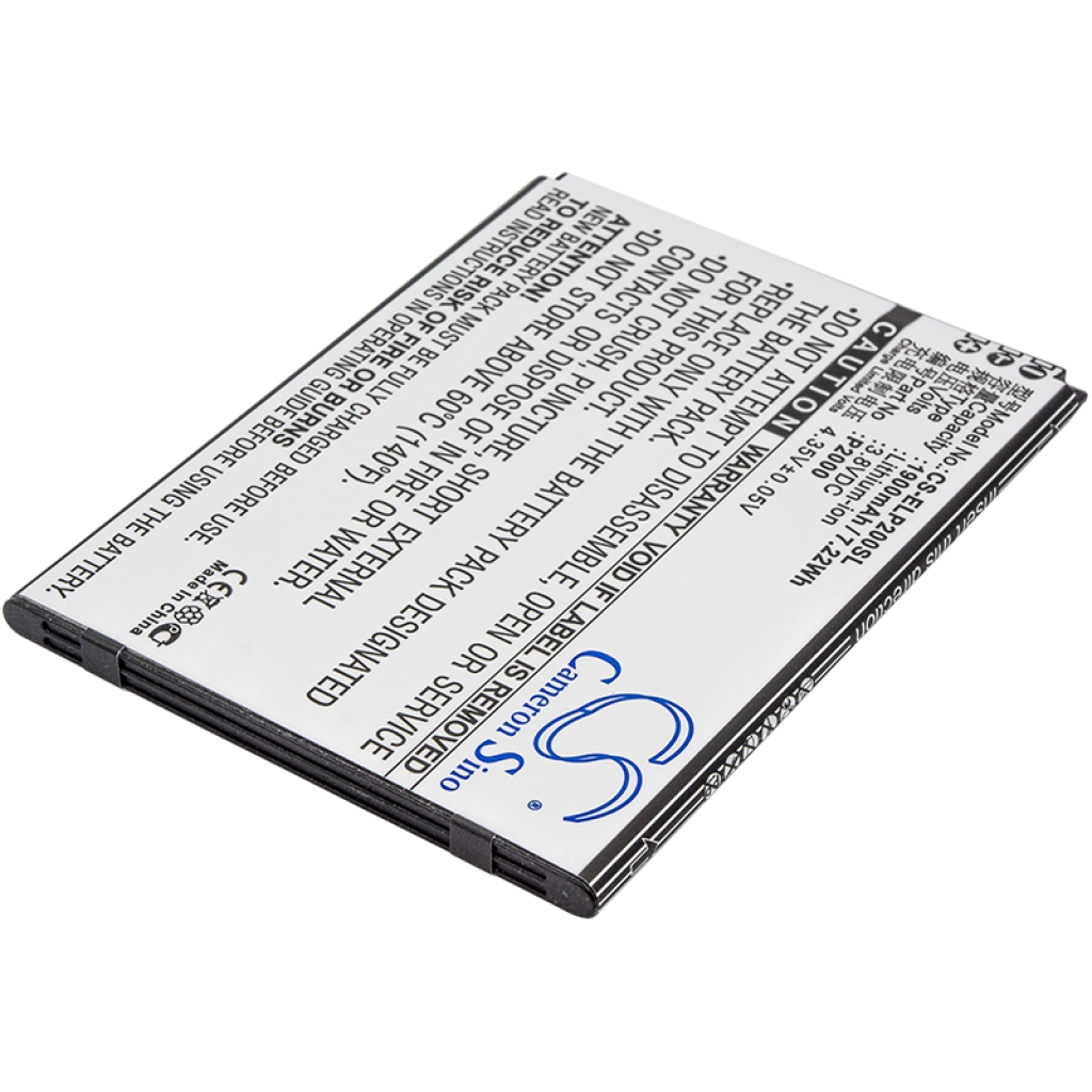 Compatible battery replacement for Elephone P2000