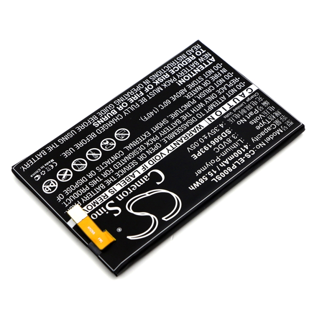 Compatible battery replacement for Elephone SD506193PE