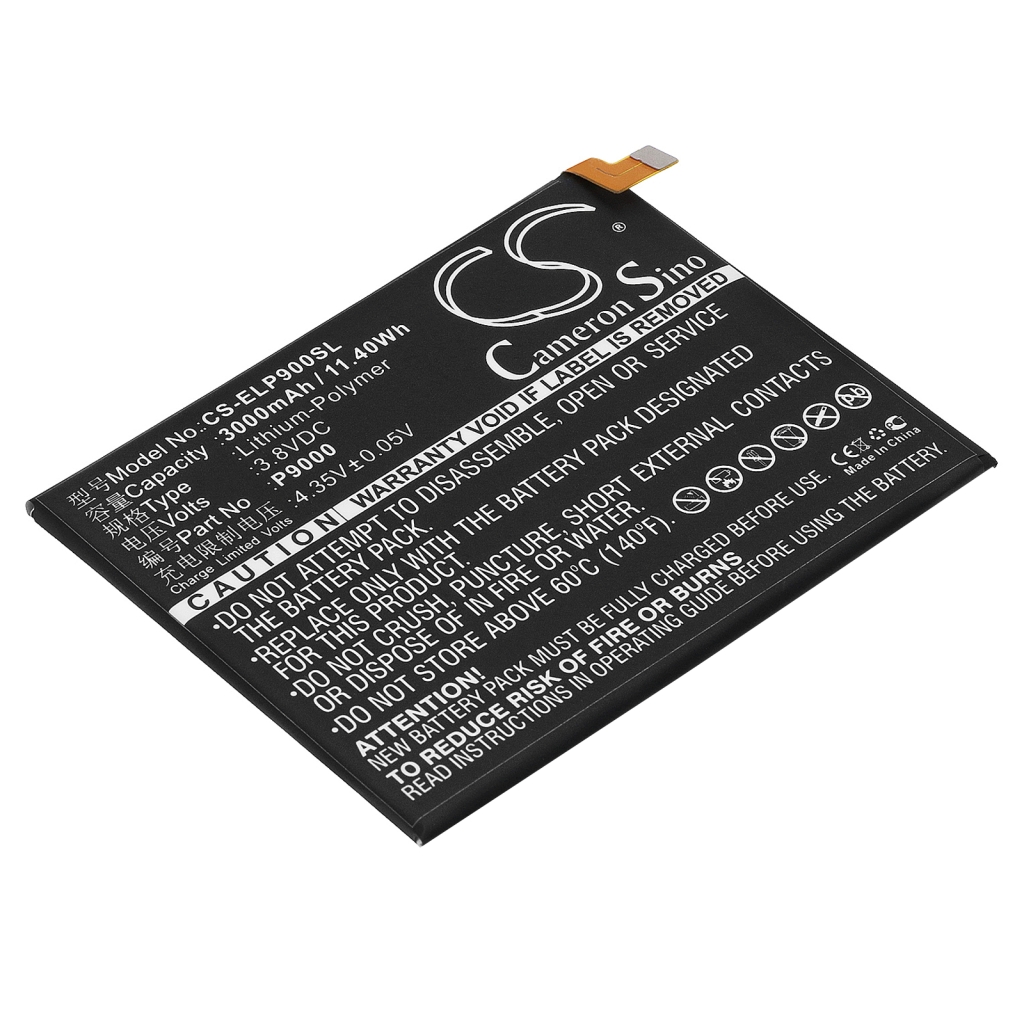 Compatible battery replacement for Elephone P9000