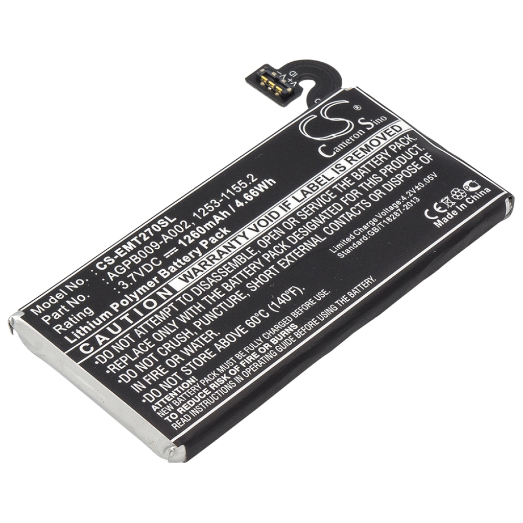 Batteria del telefono cellulare Sony Ericsson Xperia MT27 (CS-EMT270SL)