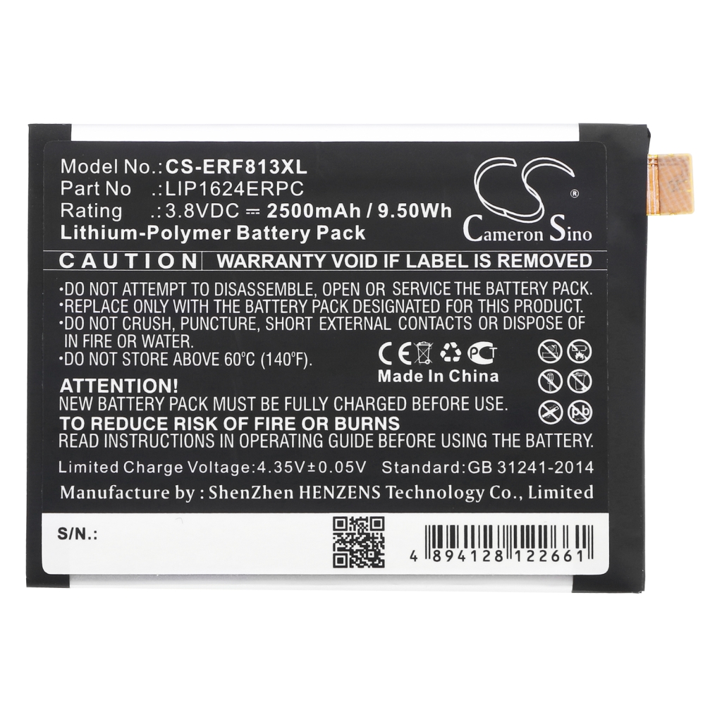 Batterie Sostituisce LIP1624ERPC